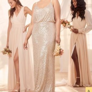 Lulu’s Broadway Sequin Sleeveless Maxi Dress - Worn Once